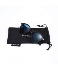Aviator Polarized Round Sunglasses - Stylish Sunglasses for Men and Women Retro Classic - Multi-Style Selection - C818NDMTWHI...
