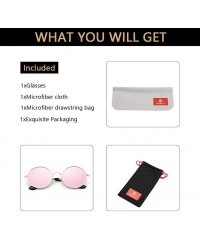 Wayfarer Round Polarized Sunglasses Oversize Hippie Sun Glasses Circle Frame Ultra Lightweight - C2194QZ9IL0 $26.43