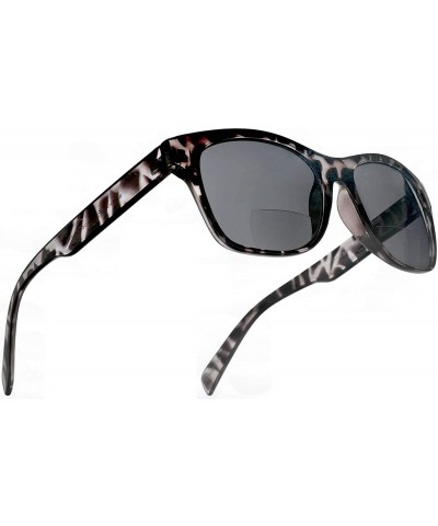 Chic Rectangle Polarized Bifocal Reading Sunglasses Women Men