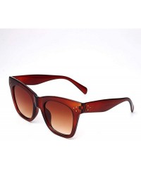 Square Leopard Printed Vintage Retro Designer Sunglasses Women Black Square Glasses for Men Unisex Eyewears - C05 - CK18W7H3E...
