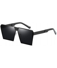 Rimless Fashion Rectangular Sunglasses-Polarized Rimless Sun Glasses-For Outdoor Driving - A - CP190O0KQXH $23.89