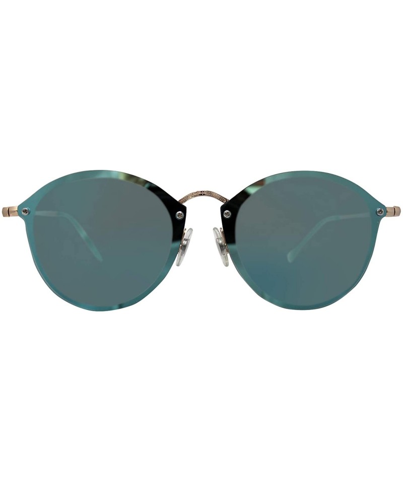 Oversized Vintage Inspired Fashion Sunglasses With Hard Case - Blue - CX18UDK9L7A $34.78