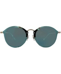 Oversized Vintage Inspired Fashion Sunglasses With Hard Case - Blue - CX18UDK9L7A $34.78