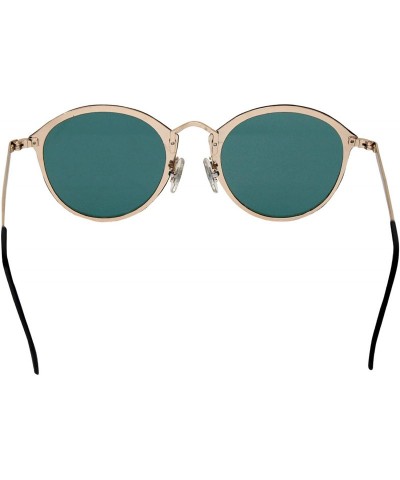 Oversized Vintage Inspired Fashion Sunglasses With Hard Case - Blue - CX18UDK9L7A $34.78