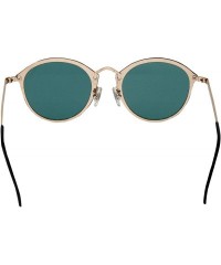 Oversized Vintage Inspired Fashion Sunglasses With Hard Case - Blue - CX18UDK9L7A $34.78