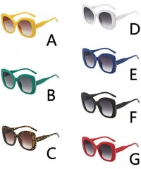 Aviator Women Man Vintage Big Frame Irregular Shape Sunglasses-Eyewear Retro Unisex - A - CA18Q3ZHE9T $10.67