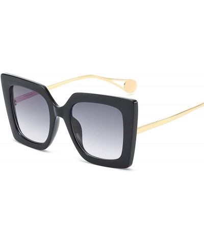 Oversized Women Luxury Brand Designer Fashion Unisex Sunglasses Men Sun Glasses Male Eyewear Ladies Female - C4 - CP197Y6W0TE...