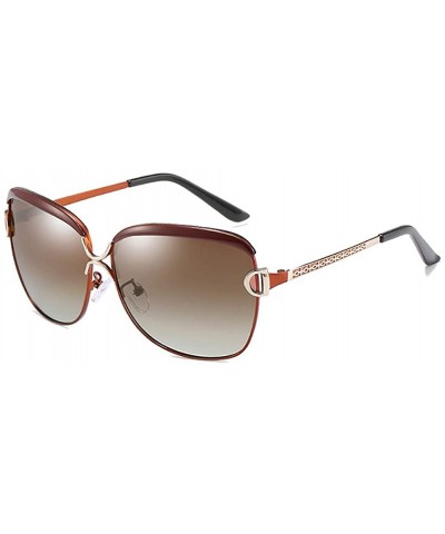 Oversized ANTI GLARE Sunglasses Oversized-Polarized Vintage Sun Glasses-Hipster Eyewear - D - CL190O5M2MR $64.77