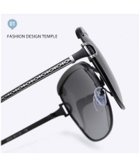 Oversized ANTI GLARE Sunglasses Oversized-Polarized Vintage Sun Glasses-Hipster Eyewear - D - CL190O5M2MR $30.28