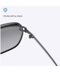 Oversized ANTI GLARE Sunglasses Oversized-Polarized Vintage Sun Glasses-Hipster Eyewear - D - CL190O5M2MR $30.28