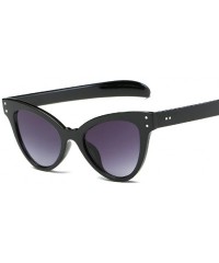 Rimless Women's Cat Eye Polarized Sunglasses Fashion Sunglasses UV400 - 1 - CI1820CIMZL $8.30