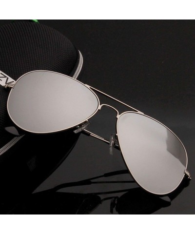 Oval Design Men Aviation Sunglasses Classic Women Driving Alloy Frame Polit Mirror Sun Glasses UV400 Gafas De Sol - CV1985HIG...