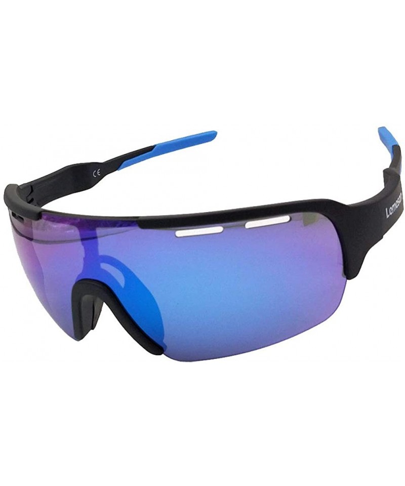 Wrap Sports Sunglasses Polarized Cycling Glasses Travel Driving Fishing Hiking UV400 Protection TR90 Frame TAC Lens - CB18UDH...