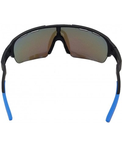 Wrap Sports Sunglasses Polarized Cycling Glasses Travel Driving Fishing Hiking UV400 Protection TR90 Frame TAC Lens - CB18UDH...