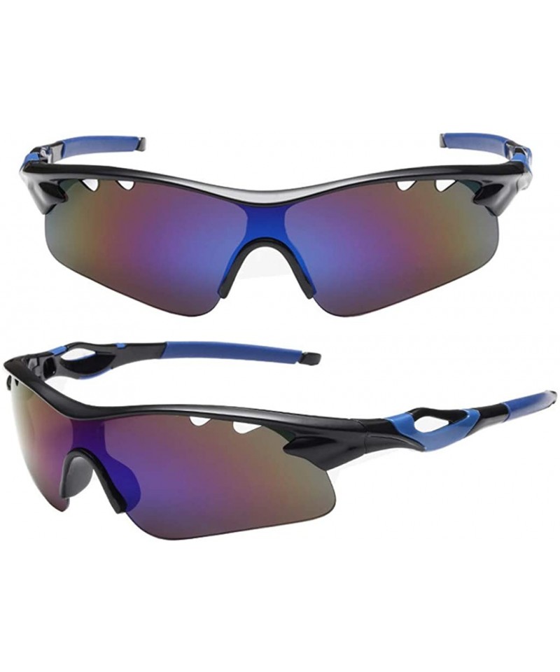 Rectangular Polarized Sports Sunglasses Cycling Glasses Men Women Cycling Running Driving Fishing Golf Baseball Glasses - CD1...