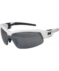 Wrap Vision Sunglass White Black Deflector - CP11HNDN0N3 $36.04