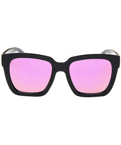 Oversized 2020 Women Ladies Oversized Sunglasses Vintage Retro Cat Eye Sun Glasses - K - C2190MKKKEE $25.18