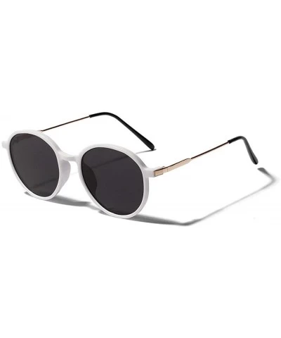 Round Women Nearsighted sunglasses Myopic Polarized Sunglasses Brand Designer Small frame Round glasses - CE18SMZ4TKQ $42.74