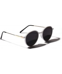 Round Women Nearsighted sunglasses Myopic Polarized Sunglasses Brand Designer Small frame Round glasses - CE18SMZ4TKQ $18.74