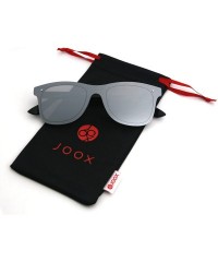 Square Rimless One Piece Mirrored Reflective Sunglasses for Men Women UV400 Lens - C2180M6QSKE $10.21