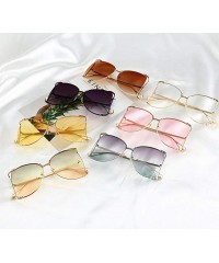 Aviator Fashion Sunglasses for Women Colored Lens Glasses Vintage Retro Shades Tinted Aviators UV Protection Goggle - CQ196ST...