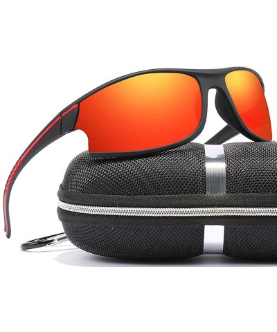 Goggle Men's Polarized Sunglasses Sports Sunglasses Dust Mirror Riding Glasses 2020 Fashion Mens Goggle - Red - CU192RAKNWE $...