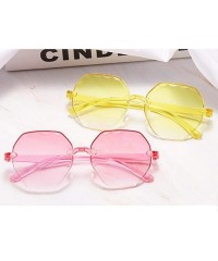 Rimless New Sunglasses Transparent Gradient Sunglasses Multicolor Party Favors Big Rimless Sunglasses INS HOT - Type 4 - C119...