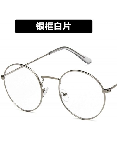 Shield Street Beat Lady Small Round Sunglasses Men Women Retro Metal Frame Eye Vintage Tiny Female Sun Glasses - 11 - C1198ZW...