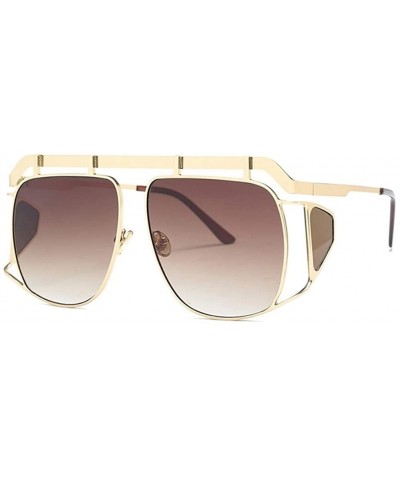 Oversized Oversize Sunglasses Women Big Frame Vintage Sun Glasses for Male 2020 Brand Designer Metal Eyewear UV400 - CQ198KRW...