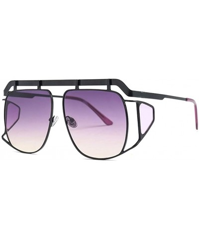 Oversized Oversize Sunglasses Women Big Frame Vintage Sun Glasses for Male 2020 Brand Designer Metal Eyewear UV400 - CQ198KRW...