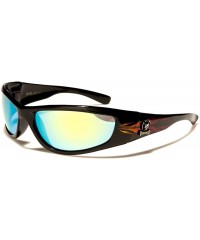 Sport Skull Motorcycle Riding Biker Wrap Sport Sunglasses - CV18ECEDS00 $10.88