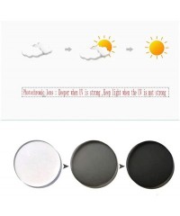 Round Trend retro rice nail round frame unisex Sun photochromic brand fashion designer glasses frame - CC18X2OWHXM $17.47