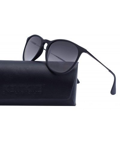 Oval Vintage Round Sunglasses for Women Scratch Resistant UV Protection Beach Shades for Driving Outdoor - CW18U94XUDD $47.71