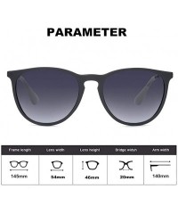Oval Vintage Round Sunglasses for Women Scratch Resistant UV Protection Beach Shades for Driving Outdoor - CW18U94XUDD $47.71