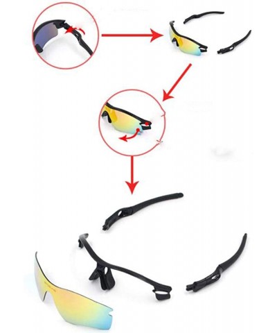 Sport Outdoor riding glasses- sand- sun- polarized glasses- sports- UV protection - B - C318RAOOGA5 $49.59
