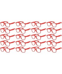Wayfarer 20 Pieces Per Case Wholesale Lot Classic Retro Plastic Sunglasses Clear Lens Assorted Colored - C5180Y63T6Y $30.92