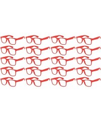 Wayfarer 20 Pieces Per Case Wholesale Lot Classic Retro Plastic Sunglasses Clear Lens Assorted Colored - C5180Y63T6Y $30.92