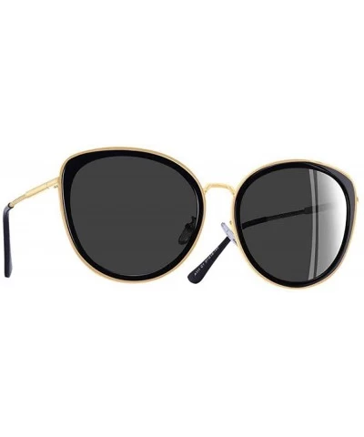 Cat Eye DESIGN New 2019 Cat Eye Sunglasses Women Gradient Lens Polarized C1Gray - C1gray - CP18XAKRD0X $31.26