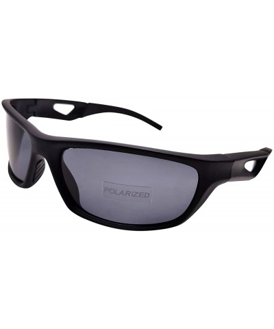 Sport Sunglasses Classic Small Round Metal Frame for Women Men - Black-5 - C9199L40MIU $17.49