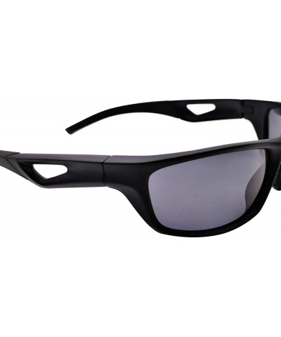 Sport Sunglasses Classic Small Round Metal Frame for Women Men - Black-5 - C9199L40MIU $17.49