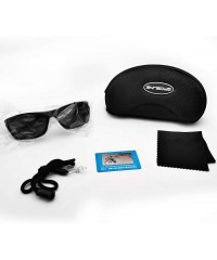 Sport Sunglasses Classic Small Round Metal Frame for Women Men - Black-5 - C9199L40MIU $17.49