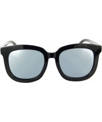 Square Designer Fashion Women Sunglasses Vintage Square Men Eyewear L502 - Black Silver - C512O2W6RRE $20.03