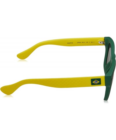 Square Paraty Square Sunglasses - Grn Yllw - C817WWTQ49M $45.00