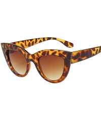 Round Women Vintage Cat Eye Sunglasses Retro Eyewear Fashion Ladies - C - CW18TMAN6UU $8.49