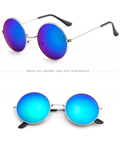 Butterfly Women Men Vintage Retro Glasses Unisex Driving Round Sunglasses - CN18EUIEUX3 $9.34