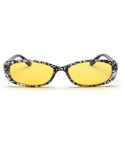 Goggle Womens Fashion Cute Oval Anti-Blue Light Radiation Protection Night Vision Small Driving Sunglasses - C2 - CG12NRVRBFL...