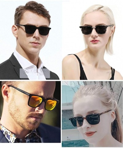 Rectangular Iron Man Tony Stark Sunglasses Square For Men Leopard Sunglass Women Classic Downey sunglasses - 4 - CX18ZE7KY9M ...