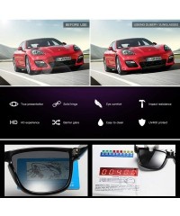 Sport Polarized Sunglasses cycling sunglasses Mirrored - Black - C718UKYGDYA $28.11