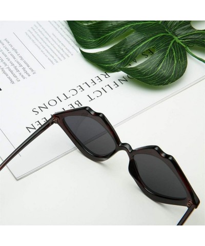 Semi-rimless Candy Jelly Color Lips Shaped Integrated Sunshade Sunglasses For Fashion Women - Yellow - CM196OMEWMT $8.11