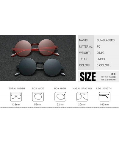 Round Oversized Sunglasses Designer Frameless Glasses - Black - CM18S5MTL5S $19.46